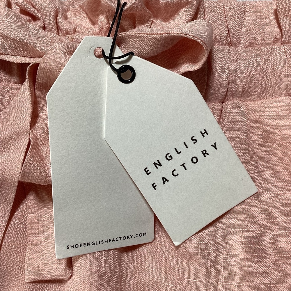 English Factory  Pink Ruffle Shorts - Picture 9 of 12
